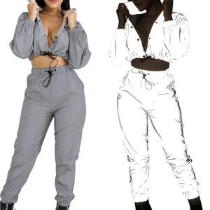 NEW 3 pieces Reflective set BURNING MAN FESTIVAL